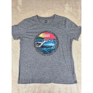 Vans Triple Crown of Surfing North Shore Hawaii 2019 Graphic T Shirt Medium